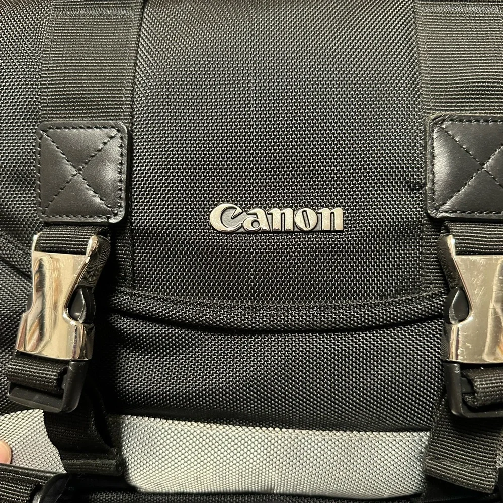 Canon Black Messenger Bag